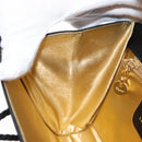 Salvatore Ferragamo Vala Shoulder Bag Nylon Black Gold Auth 156246-19