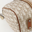 Christian Dior Trotter Canvas Romantic Chain Bag PVC Beige Silver Auth 156248-14