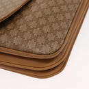 CELINE Macadam Canvas Shoulder Bag PVC Brown Gold Auth 156251-14