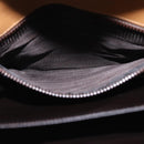 CELINE Macadam Canvas Shoulder Bag PVC Brown Gold Auth 156251-24