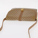 CELINE Macadam Canvas Shoulder Bag PVC Brown Gold Auth 156251-6