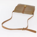 CELINE Macadam Canvas Shoulder Bag PVC Brown Gold Auth 156251-7