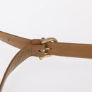 CELINE Macadam Canvas Shoulder Bag PVC Brown Gold Auth 156251-9