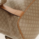CELINE Macadam Canvas Backpack PVC Beige Gold Auth 156252V-15