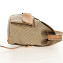 CELINE Macadam Canvas Backpack PVC Beige Gold Auth 156252V-5