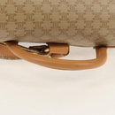CELINE Macadam Canvas Backpack PVC Beige Gold Auth 156252V-7