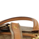 CELINE Macadam Canvas Backpack PVC Beige Gold Auth 156252V-8