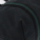 GUCCI GG Canvas Web Sherry Line Tote Bag Black Silver 137396 Auth 156253-10