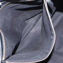 GUCCI GG Canvas Web Sherry Line Tote Bag Black Silver 137396 Auth 156253-20