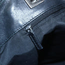 GUCCI GG Canvas Tote Bag Black Silver 31243 Auth 156254-15