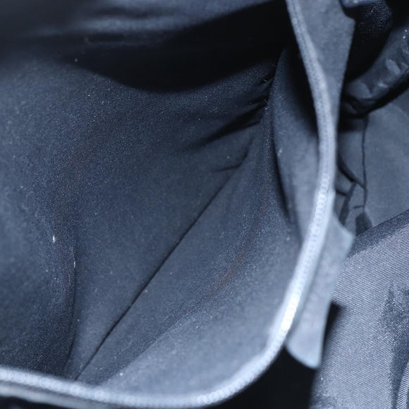 GUCCI GG Canvas Tote Bag Black Silver 31243 Auth 156254