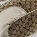 GUCCI GG Canvas Tote Bag Beige Gold 211954 Auth 156255-16