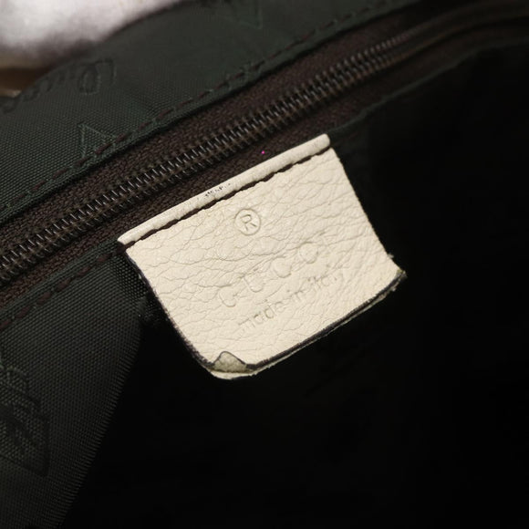 GUCCI GG Canvas Tote Bag Beige Gold 211954 Auth 156255