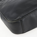 GUCCI Bamboo Hand Bag Leather 2way Black Gold 001 1633 Auth 156256-15