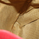 GUCCI Bamboo Backpack Leather Red Gold 003 2058 0016 Auth 156257-22