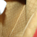 GUCCI Bamboo Backpack Leather Red Gold 003 2058 0016 Auth 156257-24