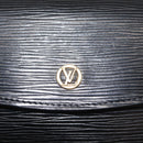 LOUIS VUITTON Epi Montaigne 23 Clutch Bag Black M52662 LV Auth 156258-17
