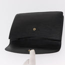 LOUIS VUITTON Epi Montaigne 23 Clutch Bag Black M52662 LV Auth 156258-18