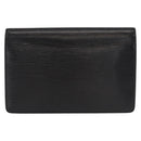 LOUIS VUITTON Epi Montaigne 23 Clutch Bag Black M52662 LV Auth 156258-2