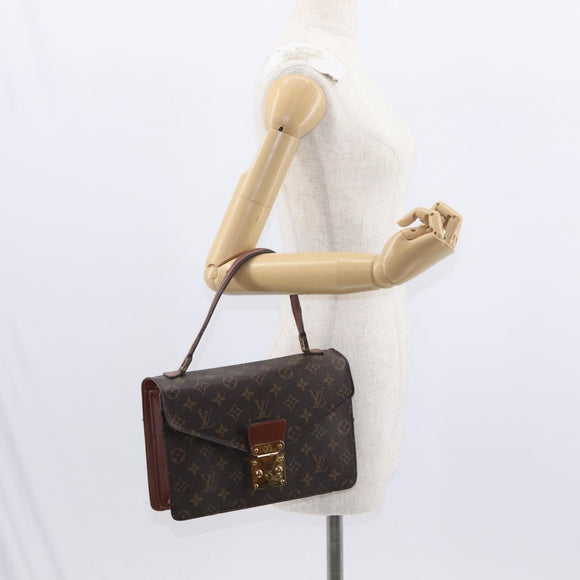 LOUIS VUITTON Monogram Concorde Hand Bag M51190 LV Auth 156263