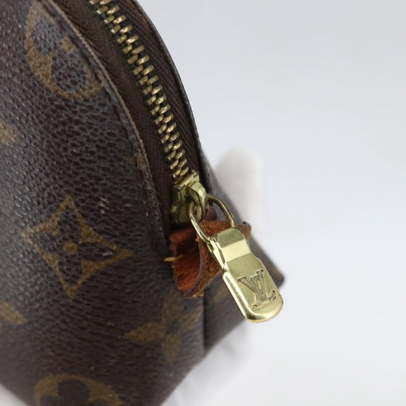 LOUIS VUITTON Monogram Pochette Cosmetic PM Pouch M43998 LV Auth 156265