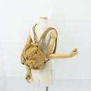 PRADA Backpack Nylon Brown Silver Auth 156266-29