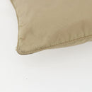 PRADA Shoulder Bag Nylon Beige Silver Auth 156267-14