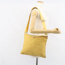 PRADA Shoulder Bag Nylon Yellow Silver Auth 156268-21