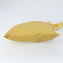 PRADA Shoulder Bag Nylon Yellow Silver Auth 156268-5