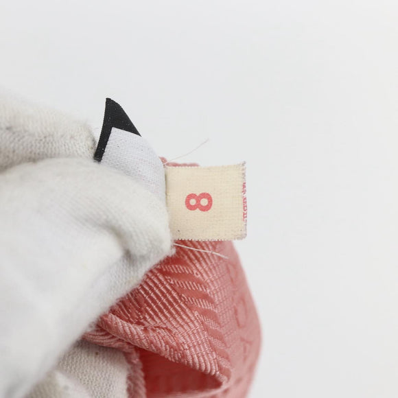 PRADA Hand Bag Nylon 2way Pink Gold Auth 156270