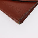 LOUIS VUITTON Epi Art Deco Clutch Bag Brown M52633 LV Auth 156274-10