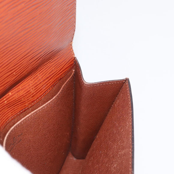 LOUIS VUITTON Epi Art Deco Clutch Bag Brown M52633 LV Auth 156274