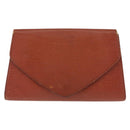 LOUIS VUITTON Epi Art Deco Clutch Bag Brown M52633 LV Auth 156274-2
