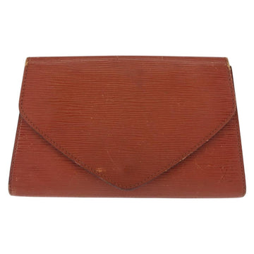 LOUIS VUITTON Epi Art Deco Clutch Bag Brown M52633 LV Auth 156274 - 0