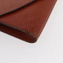LOUIS VUITTON Epi Art Deco Clutch Bag Brown M52633 LV Auth 156274-9