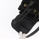 GUCCI Bamboo Backpack Leather Black Gold 003 2058 0030 Auth 156278-20