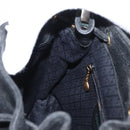 GUCCI Bamboo Backpack Leather Black Gold 003 2058 0030 Auth 156278-24