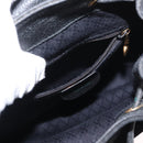 GUCCI Bamboo Backpack Leather Black Gold 003 2058 0030 Auth 156278-26