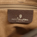 GUCCI GG Supreme Web Sherry Line Bag PVC Beige Gold 89 02 077 Auth 156279-16