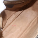 GUCCI GG Supreme Web Sherry Line Bag PVC Beige Gold 89 02 077 Auth 156279-18