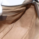 GUCCI GG Supreme Web Sherry Line Bag PVC Beige Gold 89 02 077 Auth 156279-19