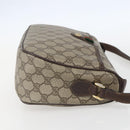 GUCCI GG Supreme Web Sherry Line Bag PVC Beige Gold 89 02 077 Auth 156279-5