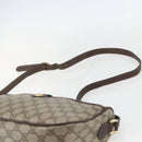 GUCCI GG Supreme Web Sherry Line Bag PVC Beige Gold 89 02 077 Auth 156279-8