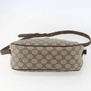 GUCCI GG Supreme Web Sherry Line Bag PVC Beige Gold 89 02 077 Auth 156279-9