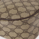 GUCCI GG Supreme Web Sherry Line Bag PVC Beige Gold 89 02 077 Auth 156280-10