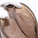 GUCCI GG Supreme Web Sherry Line Bag PVC Beige Gold 89 02 077 Auth 156280-21