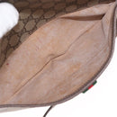 GUCCI GG Supreme Web Sherry Line Bag PVC Beige Gold 89 02 077 Auth 156280-23