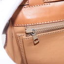 CELINE Macadam Canvas Shoulder Bag PVC Leather Brown Gold Auth 156281-16