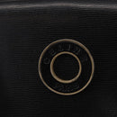 CELINE Circle Shoulder Bag Leather Black Gold Auth 156282-15