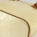 LOUIS VUITTON Monogram Vernis Houston Hand Bag Perle M91342 LV Auth 156285-15